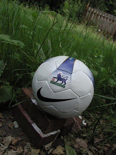 A new Nike soccer ball