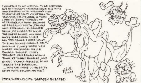 Poor Worrisome Barney Blessed