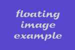 Floating Image Example