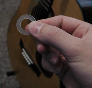 CD ring guitar pick