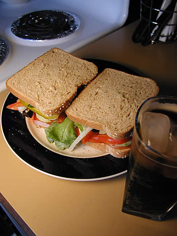 veggie sandwich