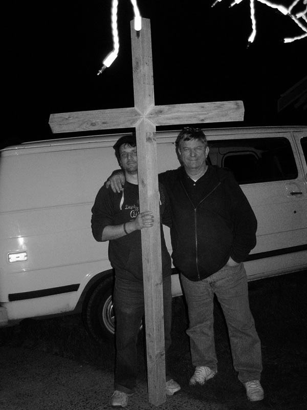 Dad's and my cross